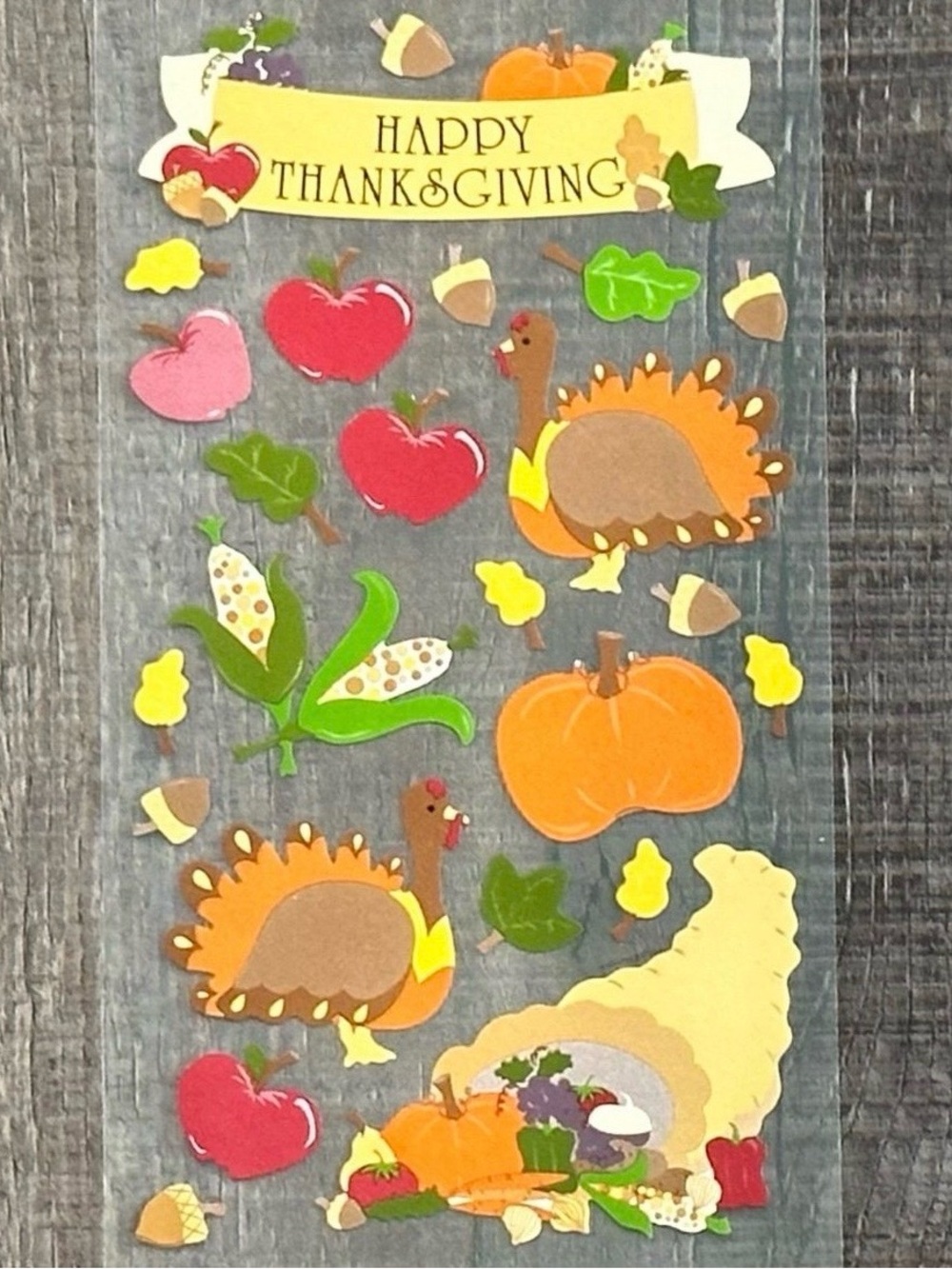 💞 New Happy Thanksgiving Scrapbook Art & Craft Stickers
